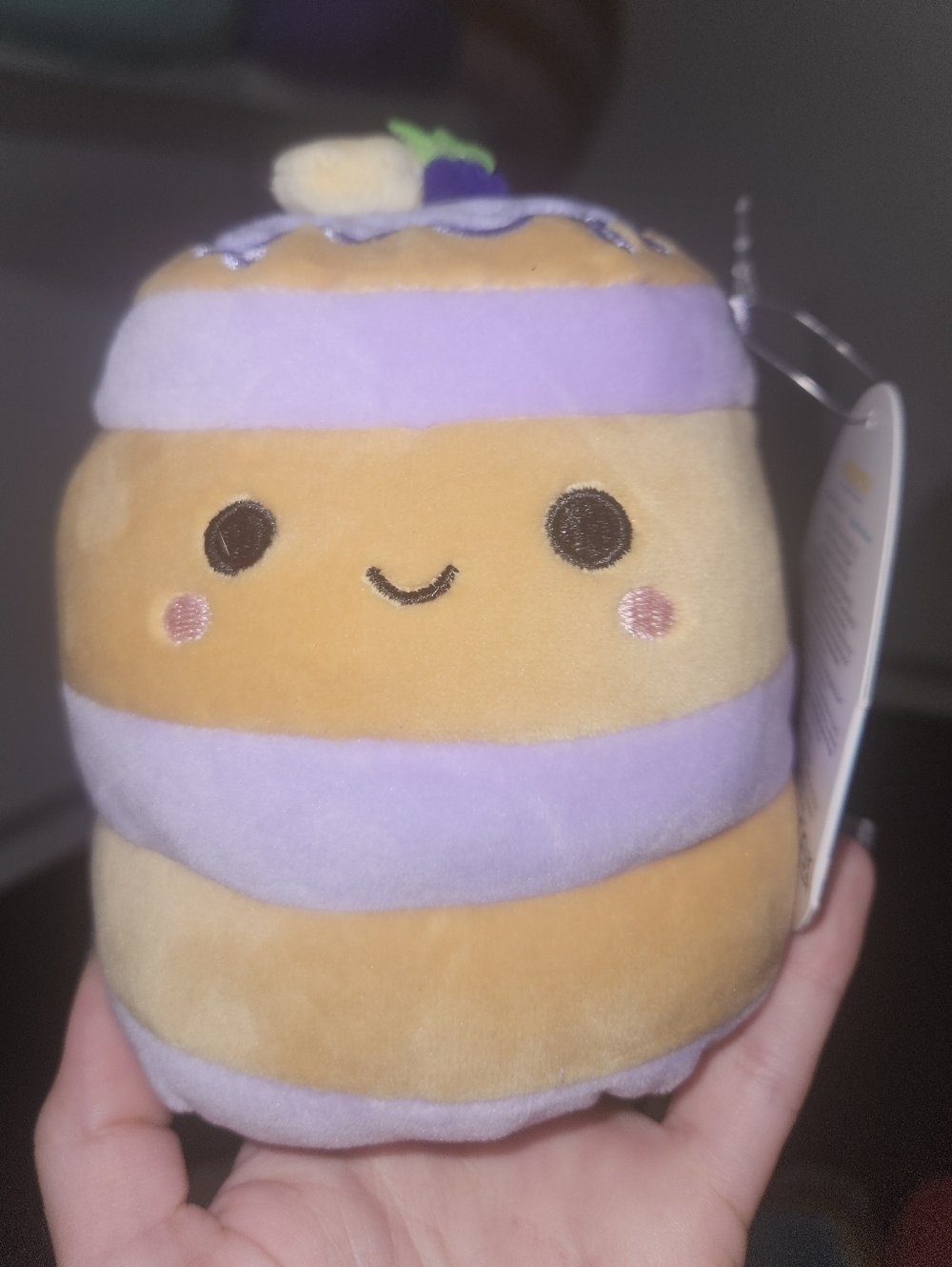 NWT Paden the Blueberry Pancakes 🥞 Squishmallows 5”